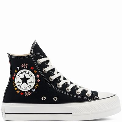 Converse It's Okay To Wander Platform Chuck Taylor All Star - Naisten Matalavartiset Tennarit - Must